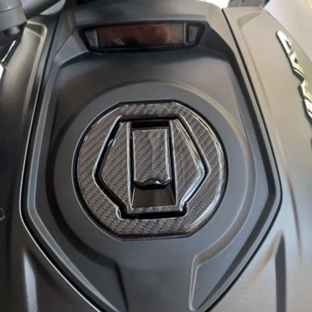 Motorcycle Fuel Tank Cover Pad, Carbon Fiber Sticker, Protector