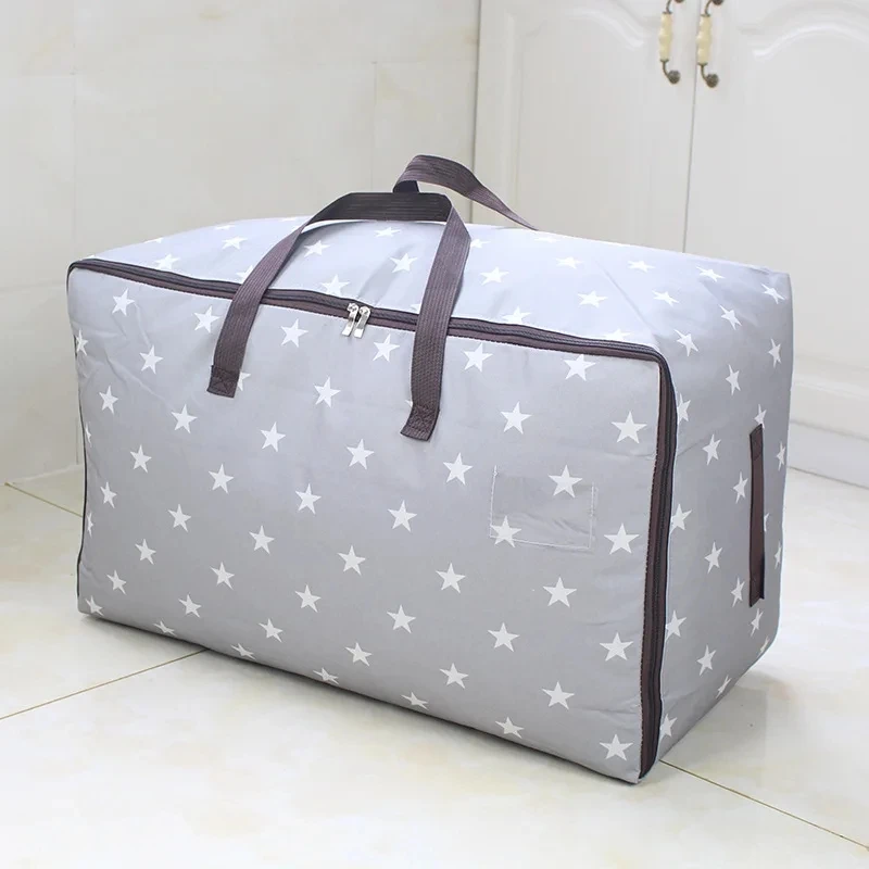 thumbnail image 1 of Bolsa de almacenamiento de ropa de gran capacidad de 70 x 35 x 42 cm, bolsa organizadora a prueba de humedad y polvo para el hogar, bolsa de embalaje para equipaje en movimiento, 1 of 4
