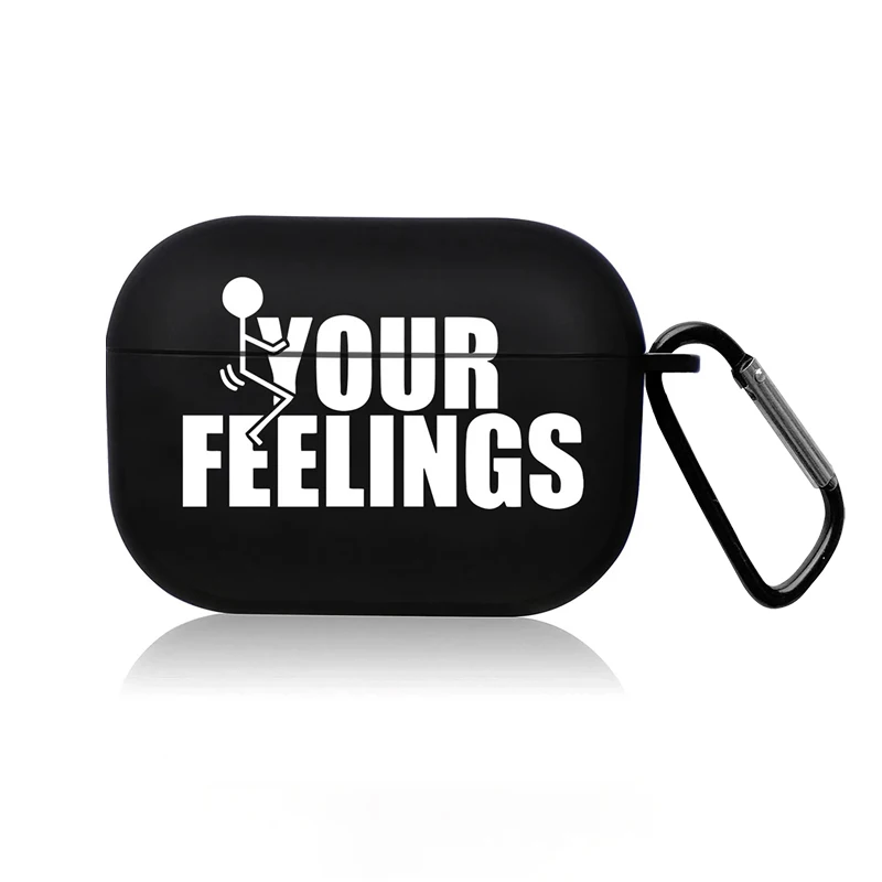 Creative Line Cute Black Earphone Case Image 9