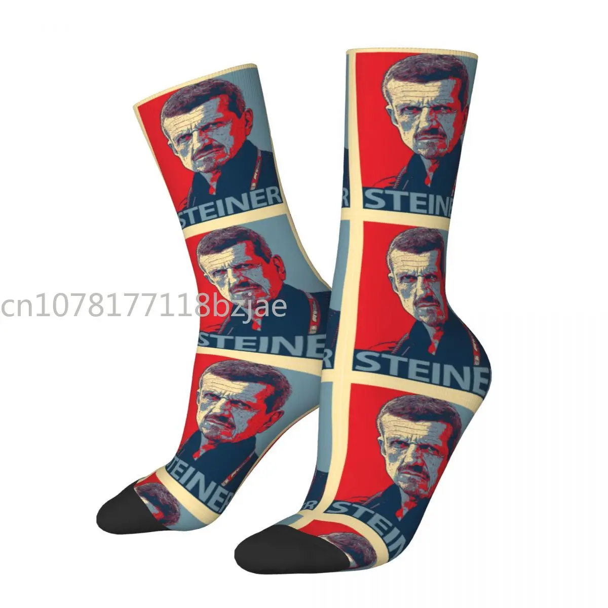 

Носки унисекс Guenther Steiner, теплые модные, командные, главные носки Harajuku Merch, средние тубы, маленькие подарки