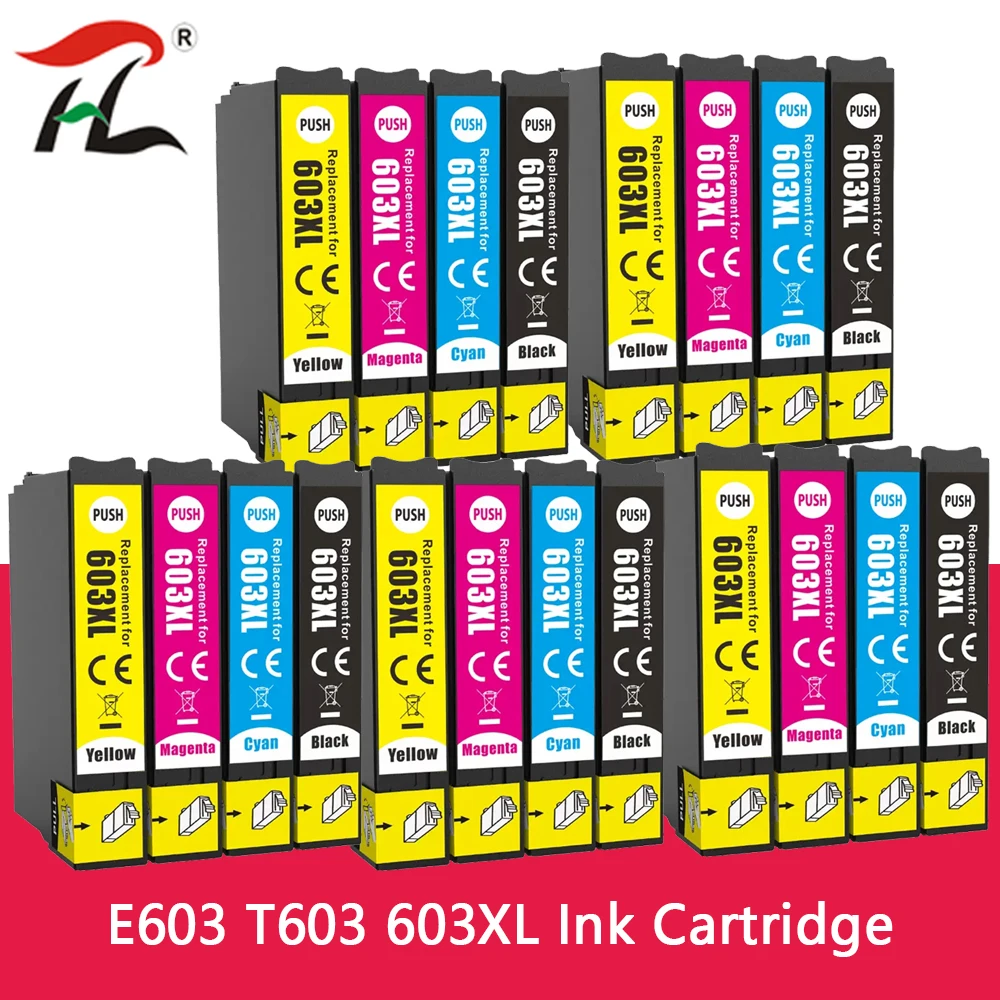 

603 XL совместимый для Epson 603XL E603 T603 для XP-2100 XP-3100 WF-2810 XP-3105 XP-4100 XP-4105 WF-2830 XP-2105 принтер