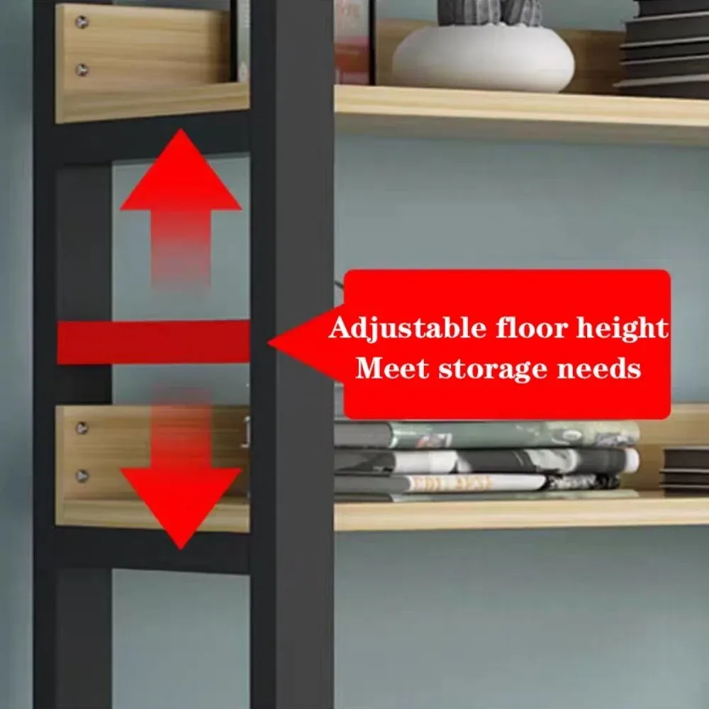 Simple Bookshelf Outdoor Flower Stand Home Bookcase Office Display Decoration Stand Rack Bookcase Storage Shelf