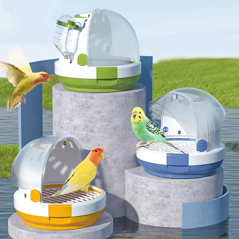 

Bird Carrier Travel Cage Transparent Breathable Travel Cage For Birds Parakeet Bird Cage Accessories Lightweight Bird Bag For