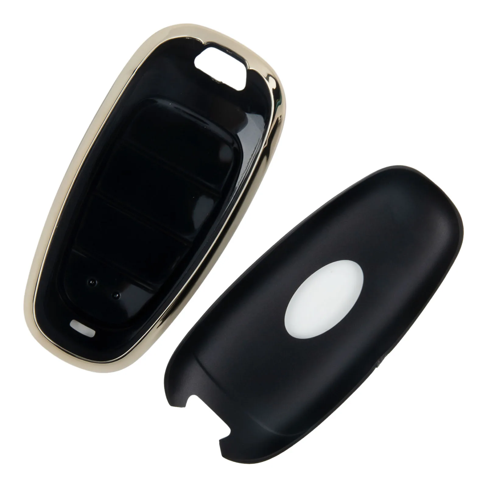

1PCS Remote Key Fob FOR Tucson For Hyundai Shell Case Cover TPU 1* Key Case Black FOR Santa FOR Sonata Brand New