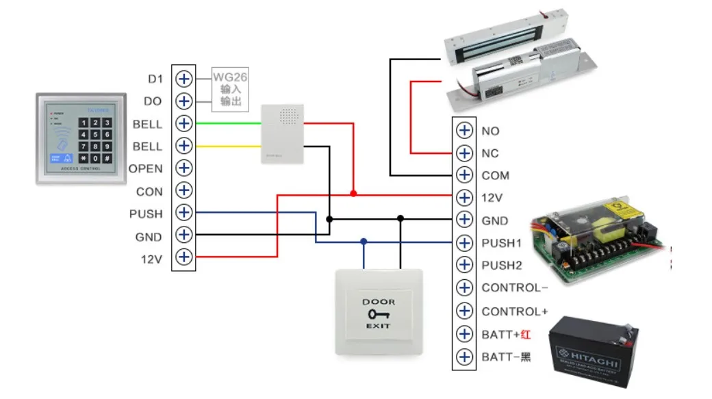 Access Control Power Board AC110-240V DC12-15V 5A Professional Power Controller
