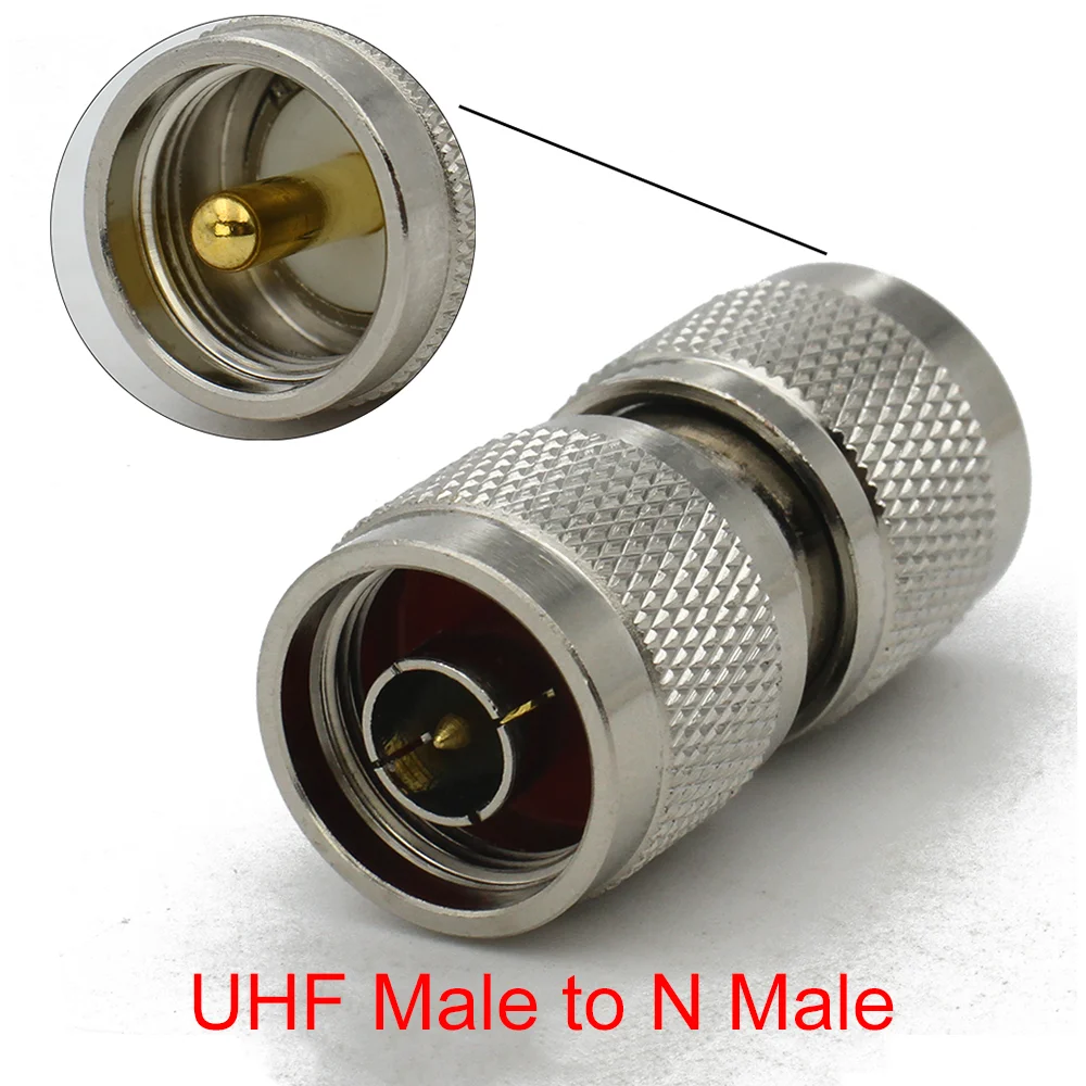 Connector N to UHF PL259 SO239 Male Plug & Female Jack Straight RF Coaxial adapter UHF To N For radio antenna Wire Terminals 3