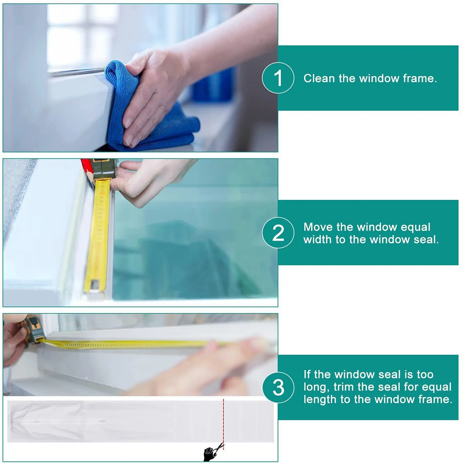 Window Seal Air Conditioner Window Sealing Cloth Universal Window Seal For Portable Air Conditioner Vent Kit