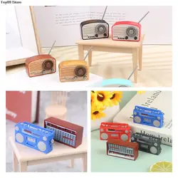 1PC Cute 1/12 Scale Miniature Dollhouse Radio / Mini Tape-recorder Model Blyth Doll House Furniture Decoration Accessories Toy