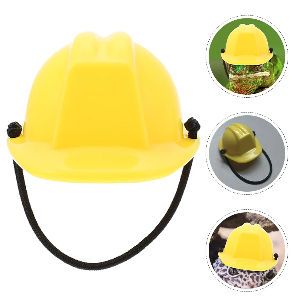 Miniature Safety Hat Lizard Hard Reptile Decorative Caps Small Crawl Pet