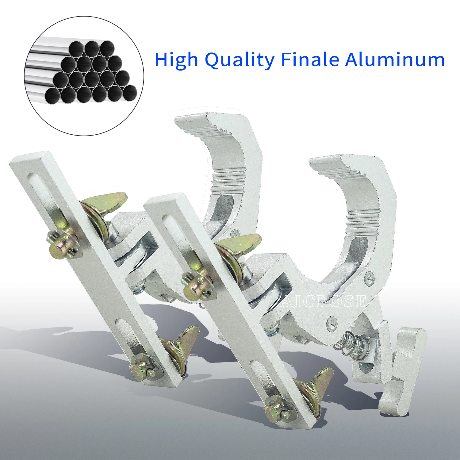 150kg Aluminum Fold Clamp Hooks Stage Light Hanging Hook Truss Tube Moving Head Beam Lights Connector Clip stage light hook