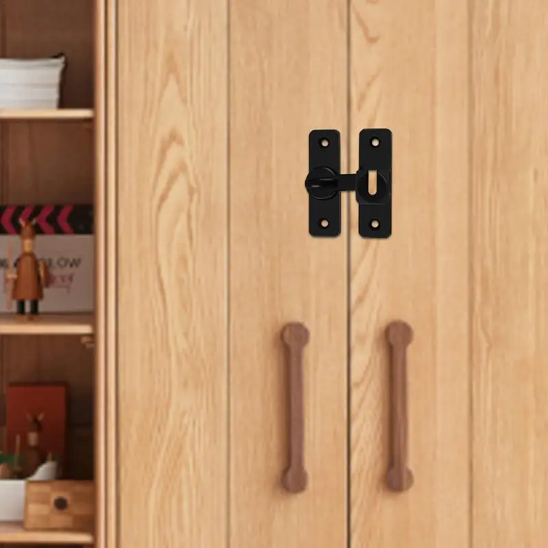 90/180 Degree Door Lock 90/180 Degree Door Lock Latch For Sliding Protect Privacy Household Latch For