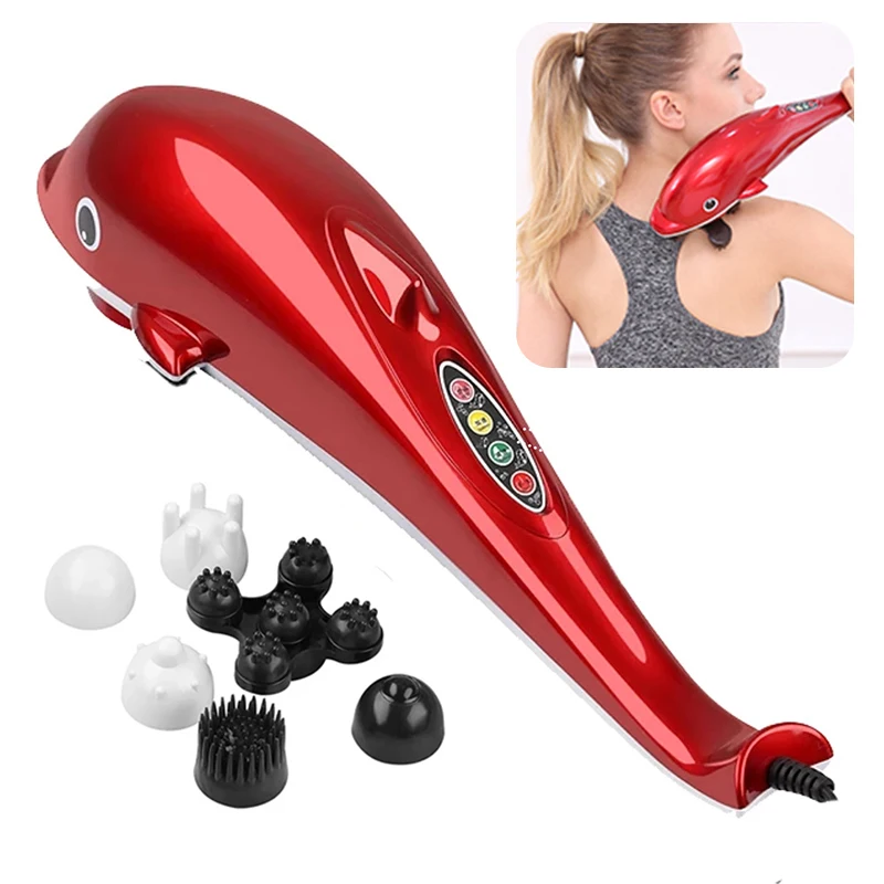Electric Dolphin Massager Back Massage Hammer Vibration
