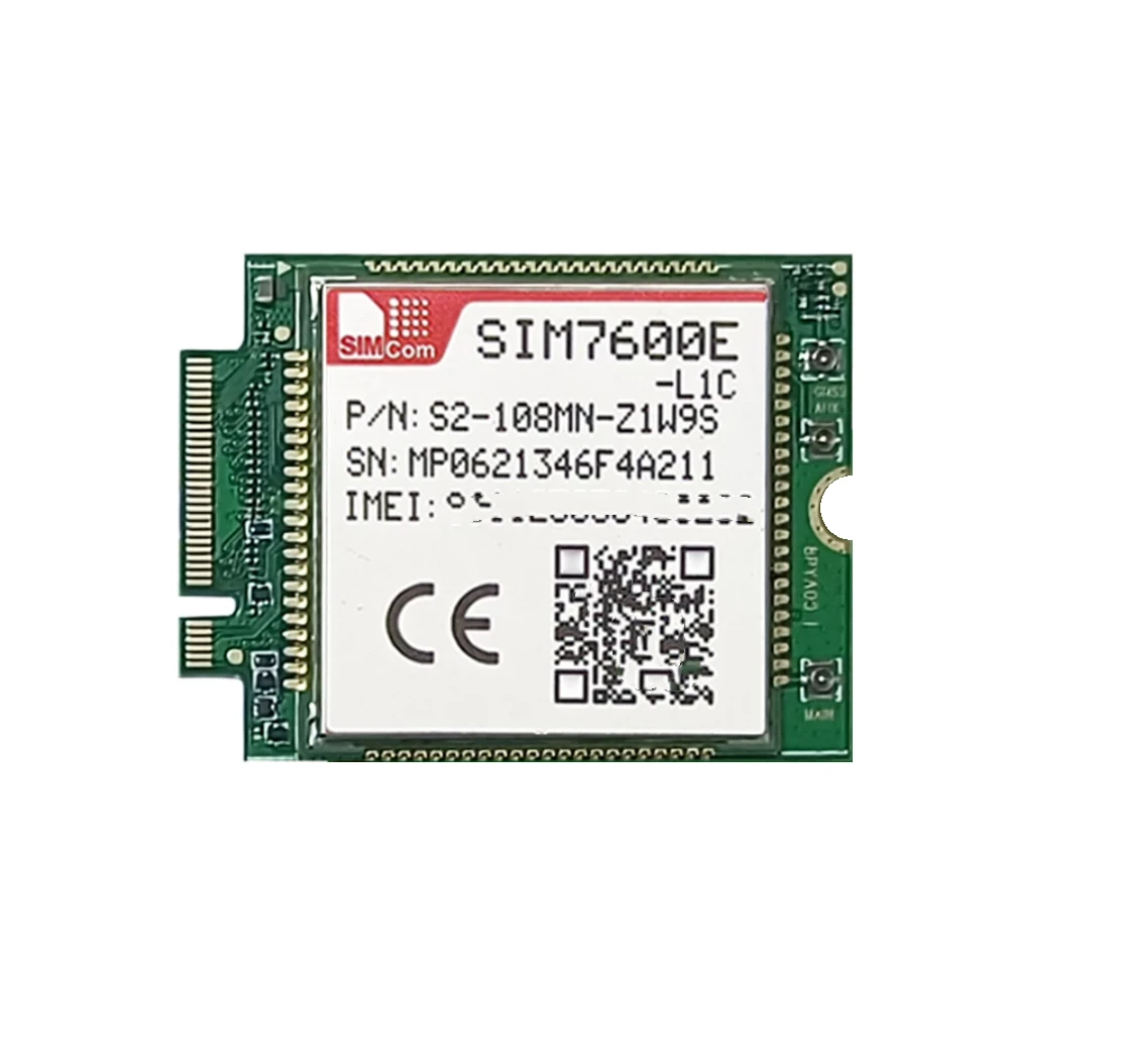 

SIMCOM SIM7600E-L1C M.2 4G, многополосный LTE модуль, sim7600e-l1c CAT1/HSPA +/UMTS/EDGE/GPRS/GSM GNSS GPS GLONASS BEIDOU