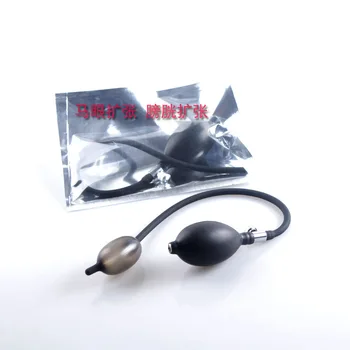 Male Inflatable Silicone Penis Expandable Stick Dilator Urethral Stimulate Plug Sound Pump Masturbation BDSM Adult Sex Toys Men 4