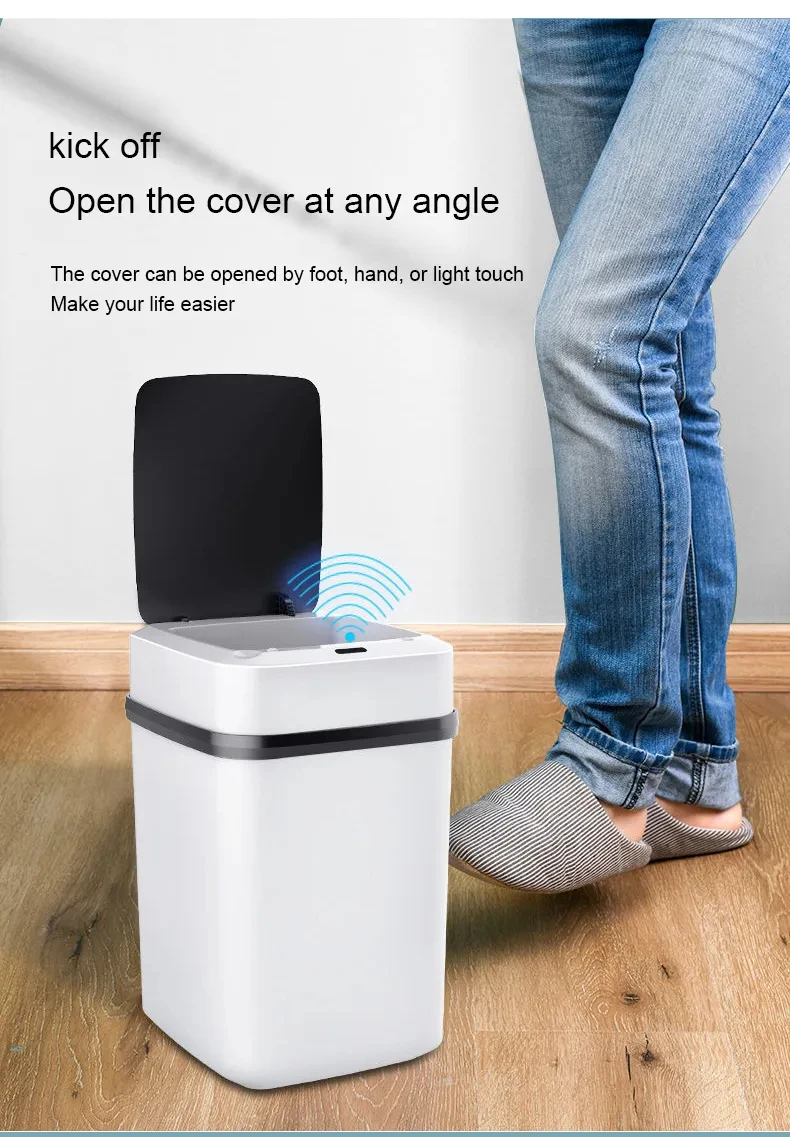 Smart Touch Kitchen Trash Bin