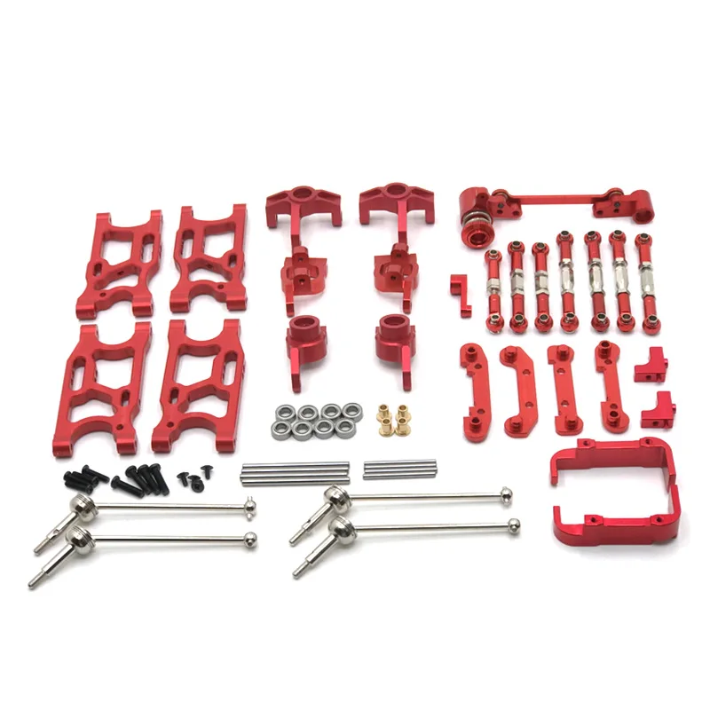 

Wltoys 144010 144001 144002 124017 124016 124018 124019 RC Car Metal Upgrade Parts, Modified 12-Piece Set, 5 Colors