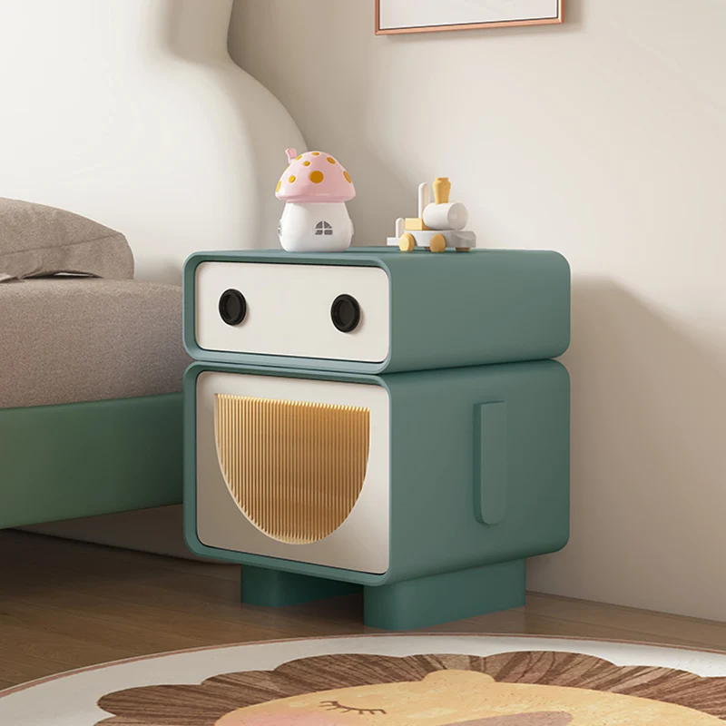 Kids Furniture Night Table Bedside Tables for Children Nightstands Cabinet Table Auxiliary White Designer Comodino Bed Room