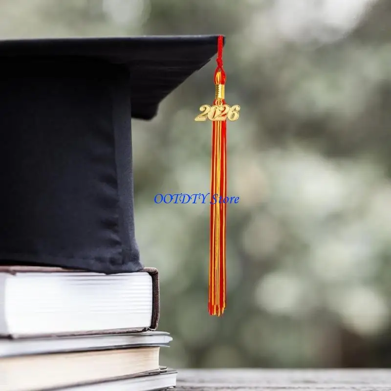 367A 2026 졸업 Tassels 클래스 2026 졸업 모자 Tassels 장식 학술 가운 학사 가운 바느질 용품
