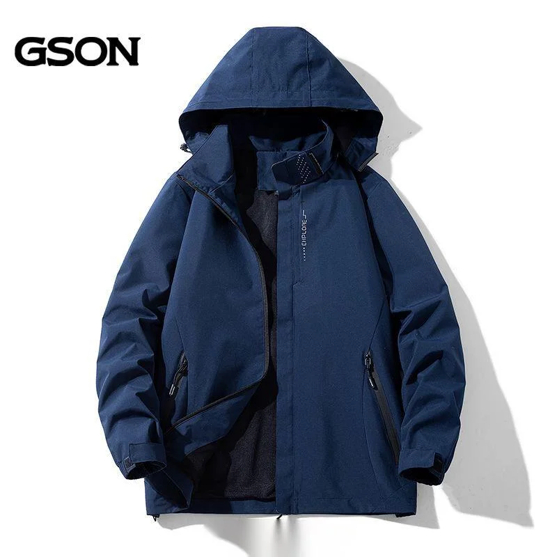 Semir Group GSON sports men's women's three in one assault suit spring and autumn thin couple waterproof jacket_voghion.com