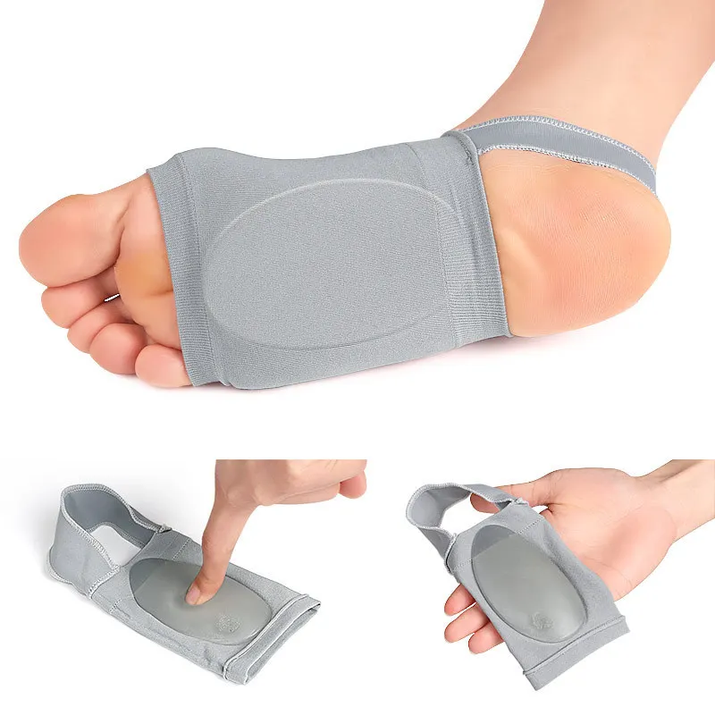 1 Pair Bandage Sports Foot Pad Hight Arch Flat Foot Arch Collapse Support Orthotic Plantar Fasciitis Prevent&Alleviate Pain Care