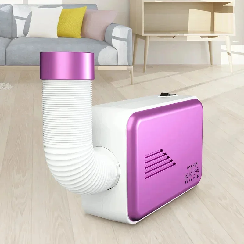 110V 220V 600W Portable Electric Clothes Dryer Mite Removal Multifunctional Warm Wind Heater Warm Blanket Drying Shoes Pet Hair 2
