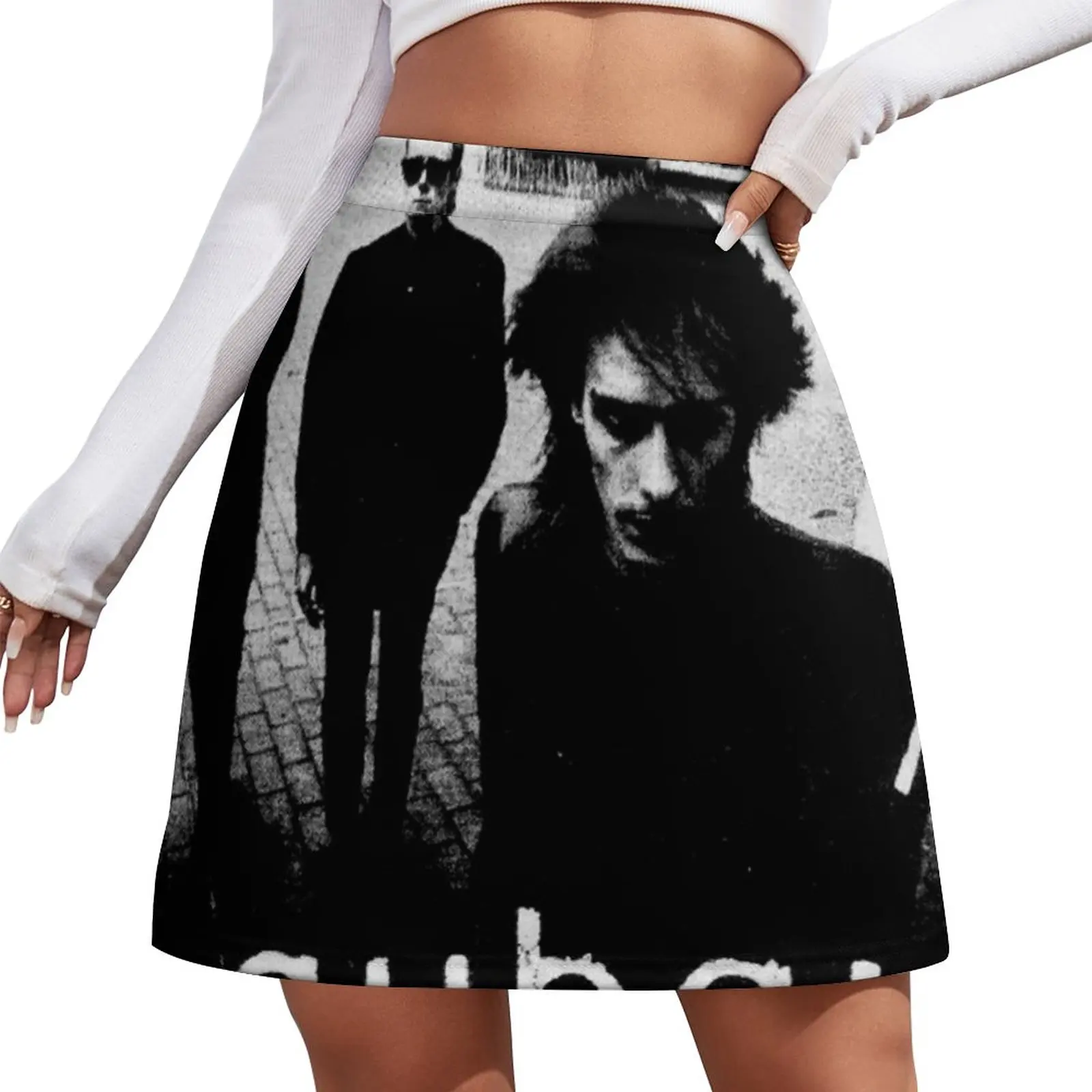 This is Bauhaus Mini Skirt japanese style School skirt bauhaus