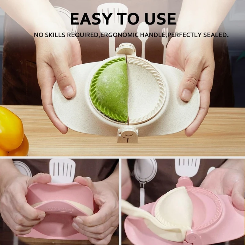 Empanada Maker Press 6 Inch Extra Large Dumpling Maker Set With Dough Cutter for Pierogi Pastelitos baking tool dough cutter baking accessories dumpling maker