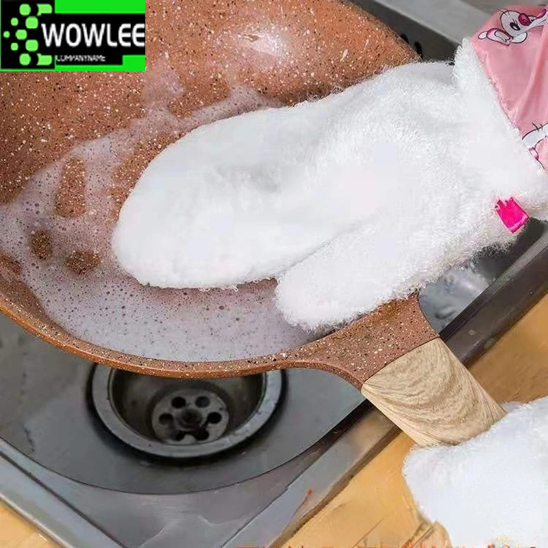 Водонепроницаемые перчатки для мытья посуды кухонные приспособления с