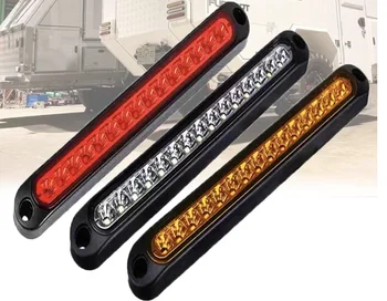 Barra luminosa per auto a 15 LED, freno multifunzione/segnale/indicatore laterale/luce posteriore di avvertimento di svolta per camion SUV RV 12V/24V