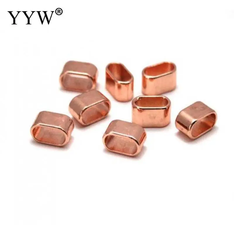 100pc Stainless Steel Plating Spacer Beads Mirror Polish Black Large Hole Bead  For Diy Bracelet Jewelry Making Accessories