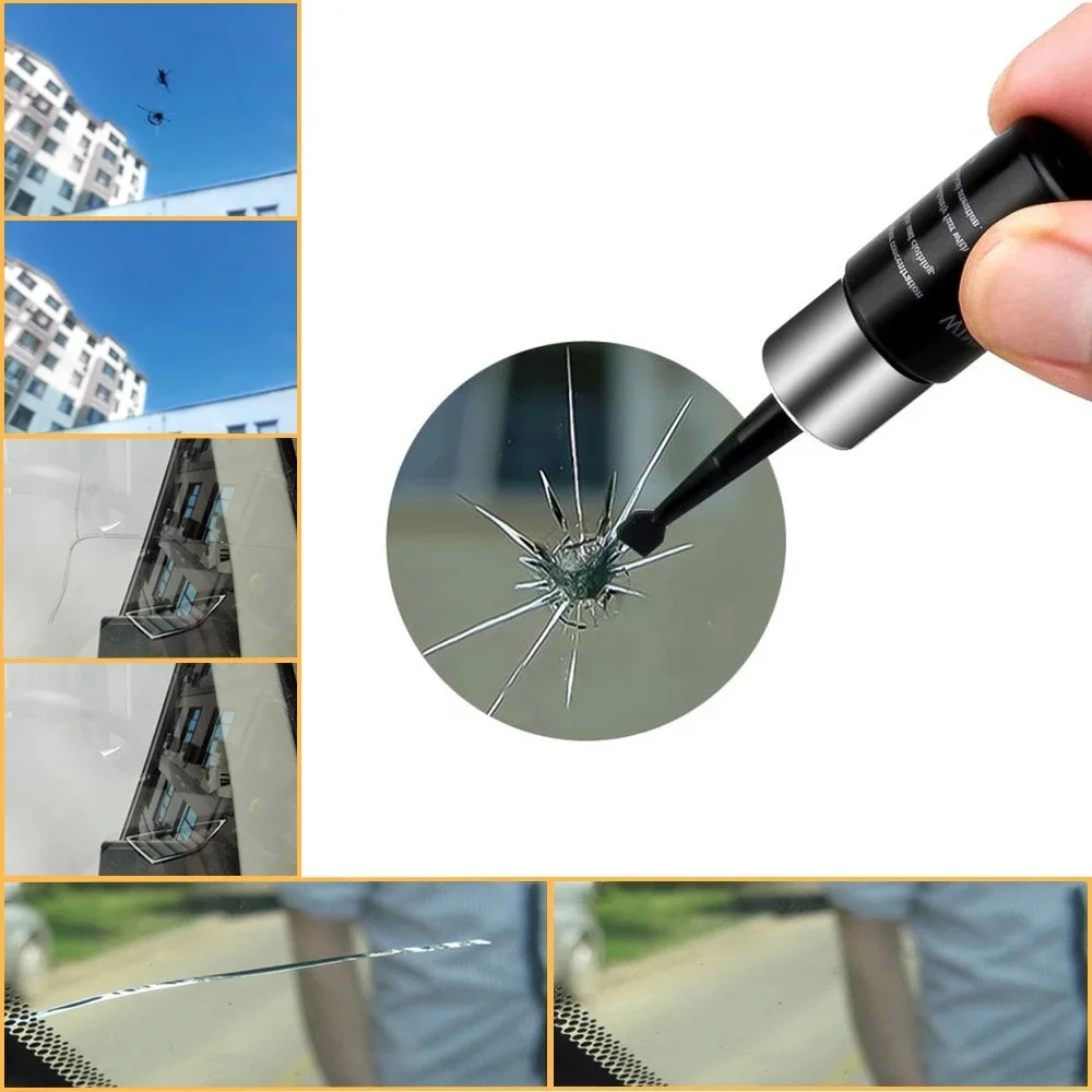 Car Windshield Cracked Repair Fluid DIY Glass Nano Repair Tool Auto Window Windscreen Glasses Scratch Crack Restore Agent car glass repair car glass repair tool