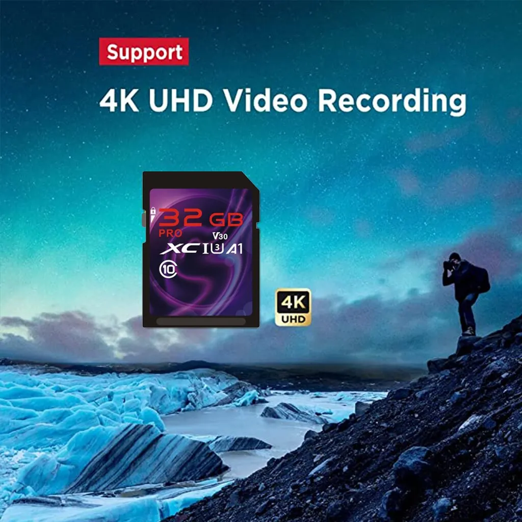 카메라 TF 카드, U3 플래시 메모리 카드, 클래스 10 UHSI, 32GB, 64GB, 128GB, 32GB, 128GB