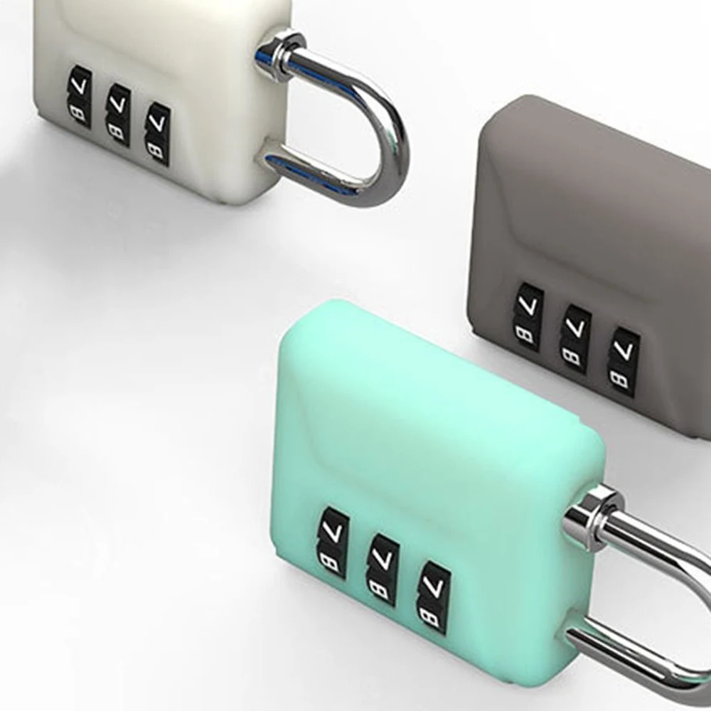 Portable Anti-Theft Combination Lock for Luggage and Backpacks