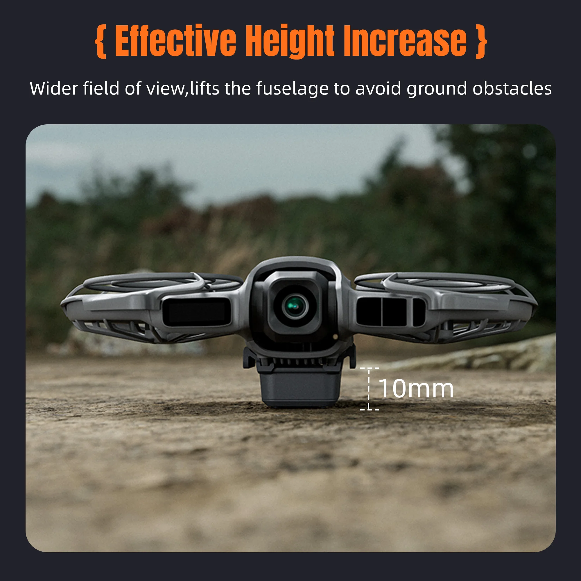 Train d'atterrissage LED pour DJI NEO2 - Protection et éclairage nocturne