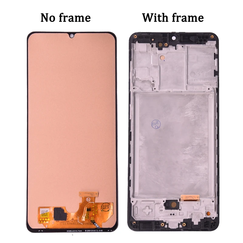 Super AMOLED For Samsung A31 A315 A315F A315F/DS A315G/DS A315G LCD Display Touch Screen Digitizer Replacement Assembly