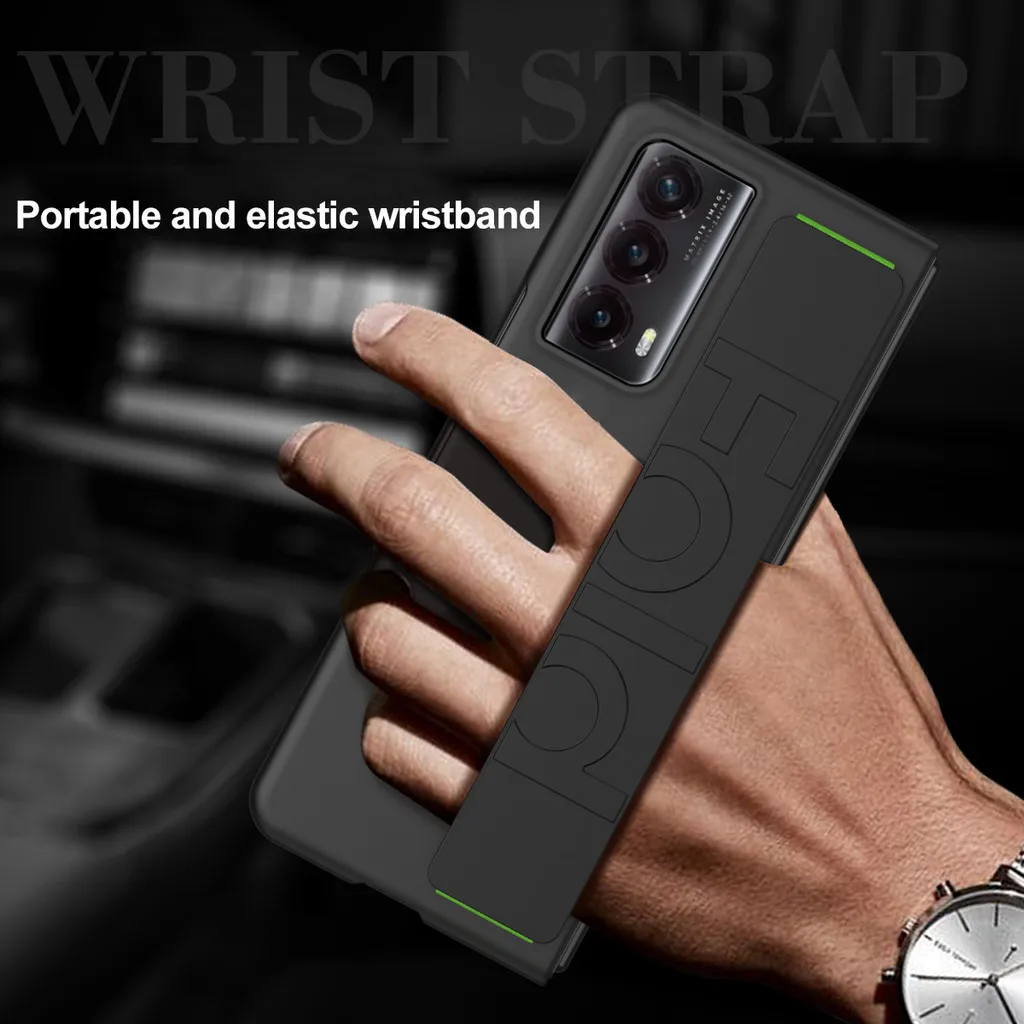 Per Honor Magic V2 Rsr Porsche Design Magic V2 Custodia Ultra Sottile Opaca Cinturino Elastico Protezione Antiurto Cover Rigida
