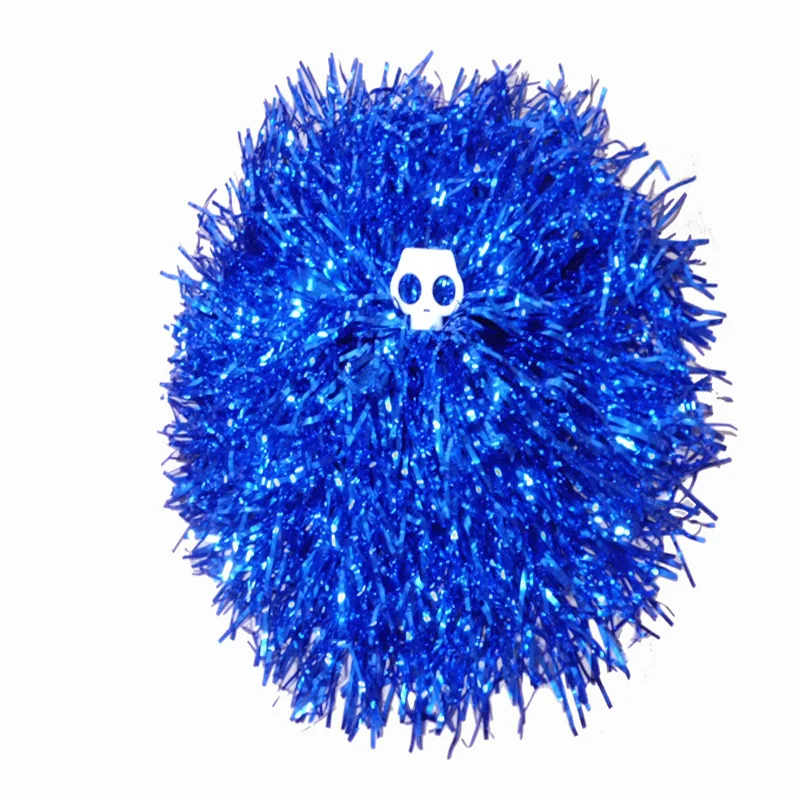 Pompoms for Cheerleader, 10Pcs, Cheer Pompons, Cheerleading Supplies Factory, Color and Handle Can Choose, High Quality, 80g