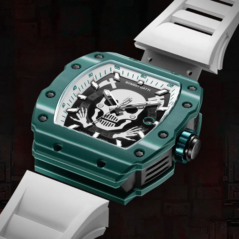 Brand watch carbon fiber luminous waterproof mechanical watch