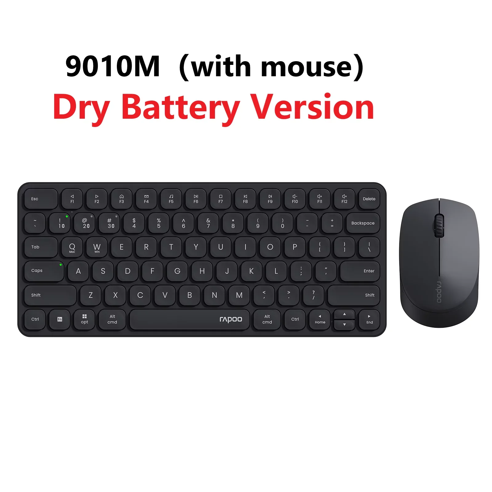 Rapoo Multi-Device Wireless Keyboard and Mouse Set with Bluetooth Connectivity
