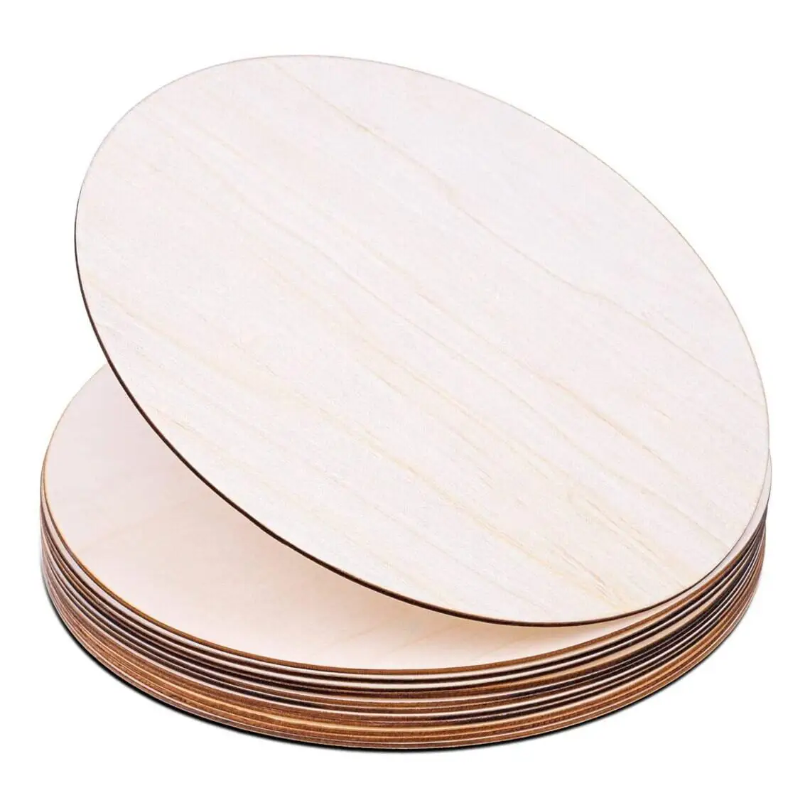 

10pcs Wood Circles for Crafts 30cm Natural Round Unfinished Wood Blank Plaque for DIY wedding christmas ornament wood burning