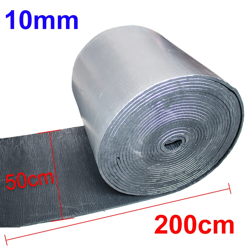 200cmx50cmx10mmNoiseInsulationMatAbsorptionDeadenerHeatproof
