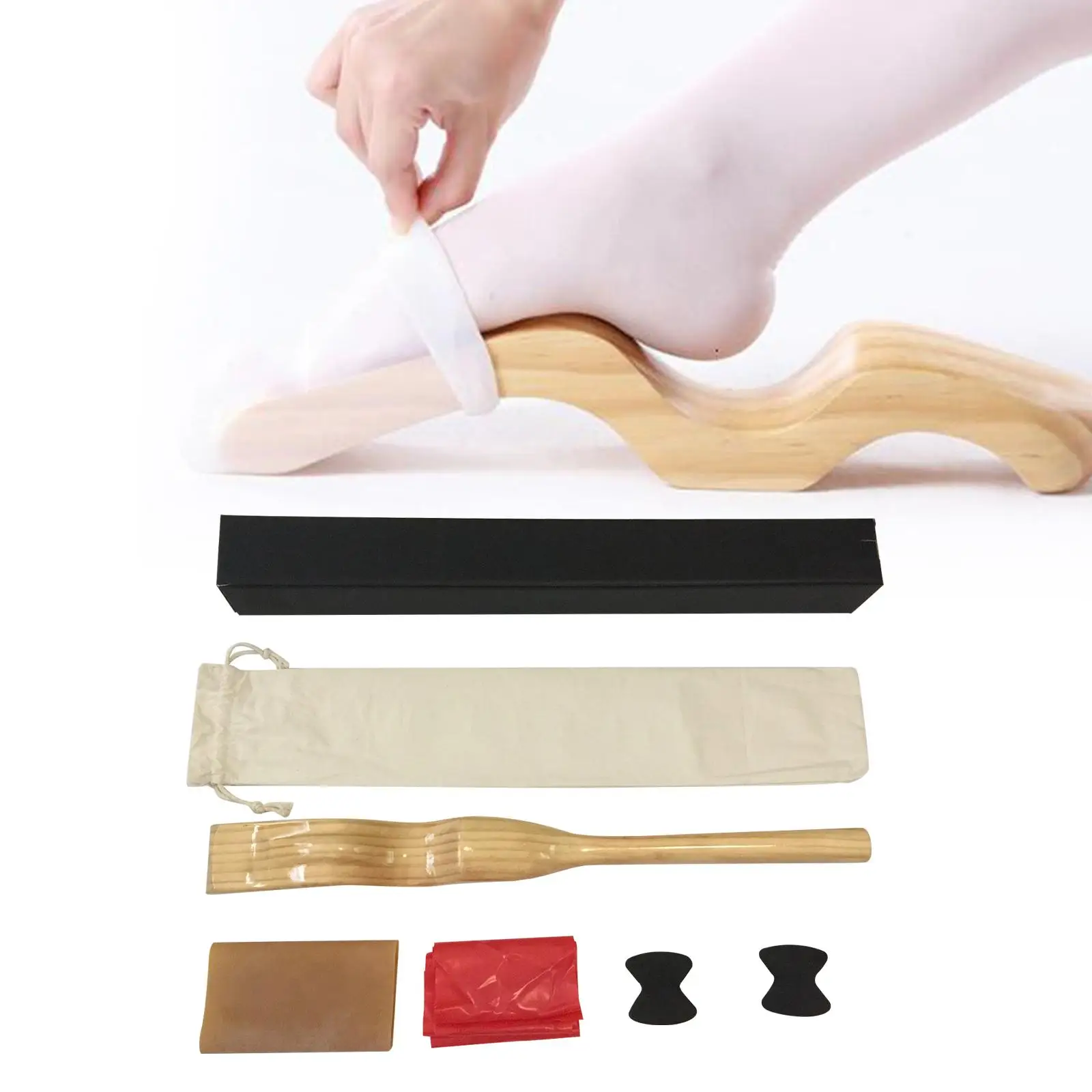 Ballet Foot Stretch Stretcher with Elastic Band Fitness Arch Enhancer for Home Ballet Dancers Pilates Yoga People Latin Tension