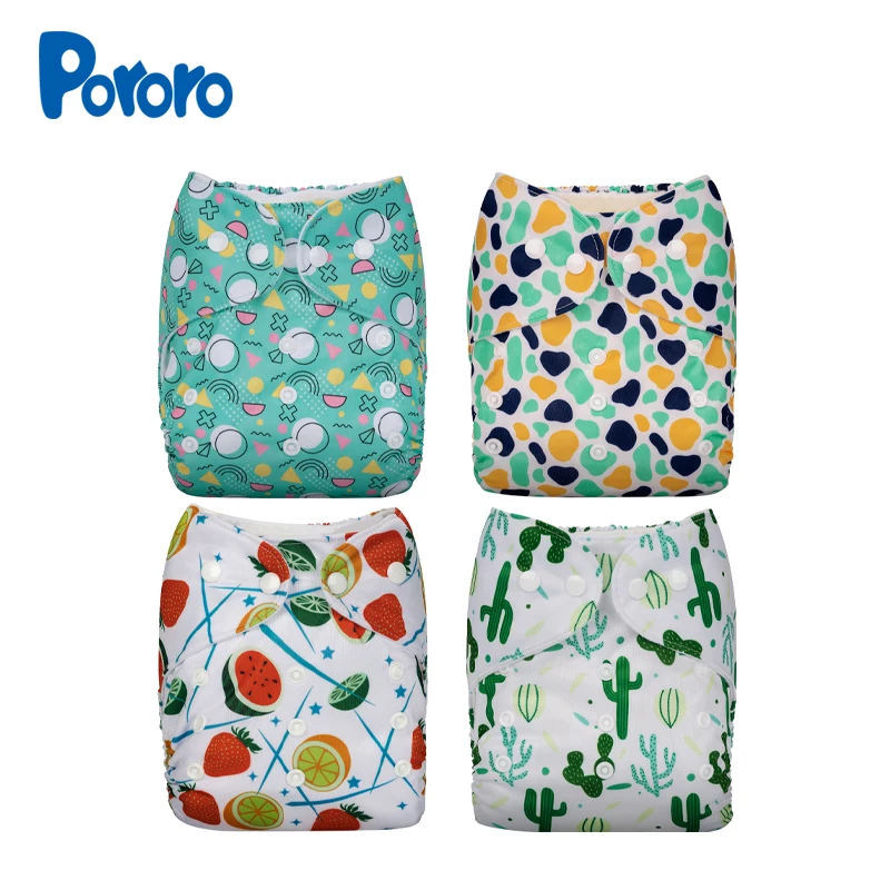 Pororo Adjustable Washable Baby Diaper Reusable Ecological Waterproof