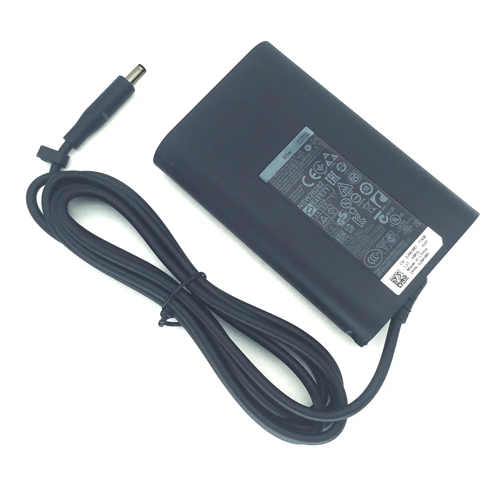  65W AC 어댑터 4.5mm 팁, Dell Inspiron 15 3530 3511 3520 3521 3501 3525 노트북 충전기 19.5V 3.34A용