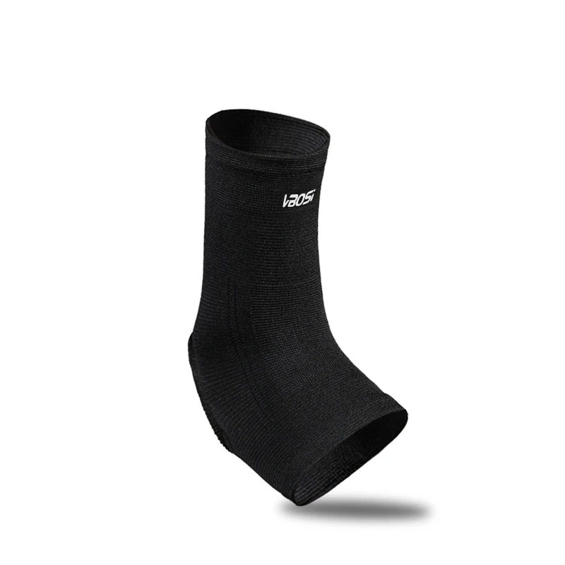 Tutore Per Caviglia Uomo E Donna – Flessibile, Con Strisce In Silicone Antiscivolo, Per Sport (Tennis, Calcio, Corsa), 1 Pezzo Nero