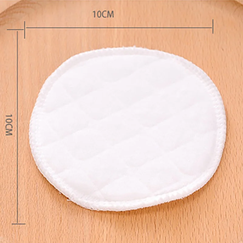 Reusable Breast Pads 2 Styles 4 Pairs 3 Layers Washable Soft Maternal Breastfeeding Pads Postpartum Bamboo Fiber Bra Accessories breast pads milk pads