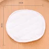 2 Styles 4 Pairs Reusable Breast Pads 3 Layers Washable Soft Maternal Breastfeeding Pads Postpartum Bamboo Fiber Bra Accessories 5