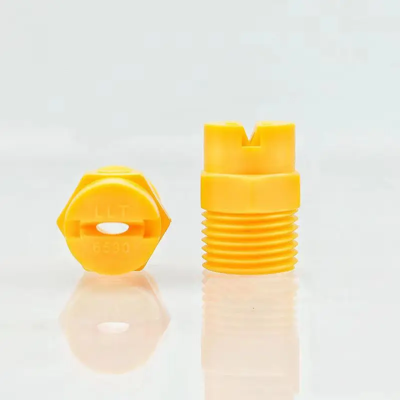 10 pcs 1/8" 1/4" 3/8" 1/2"plastic  PP vee jet flat fan spray nozzle 3