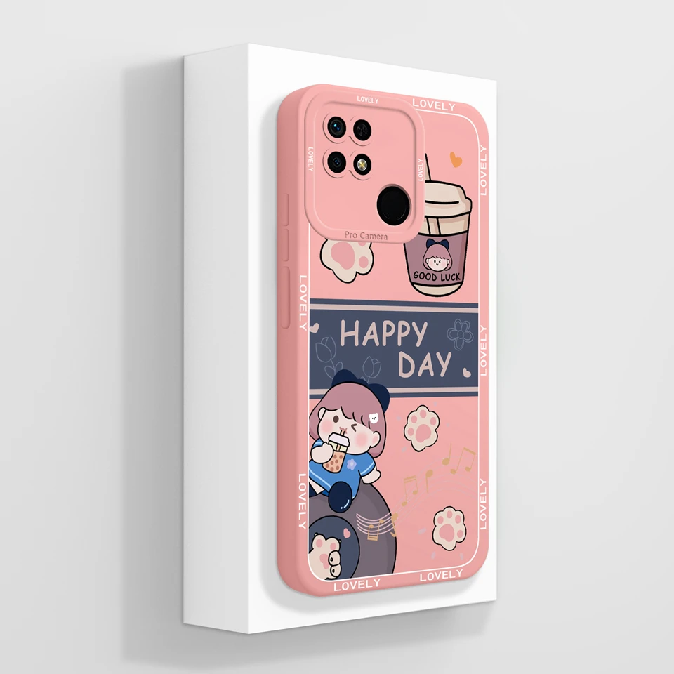 Love Heart Flower Liquid Shockproof Soft Back Cover - Durable & High Quality Case
