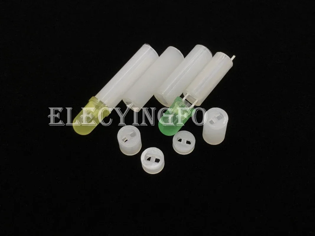 LED Socket Mount 3mm/5mm LED Spacer Lamp Post Holder Clip Bezel Socket Mount DIY Light F3/F5 Emitting Diode Pillar 1.5~24mm